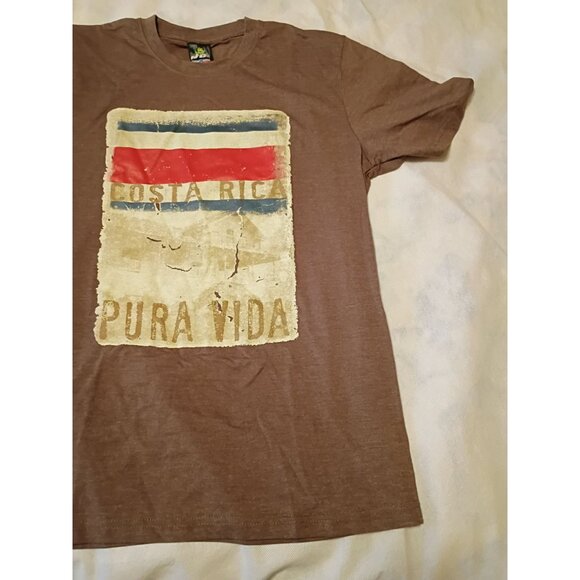Costa Rica Pura Vida T-Shirt Mens Medium JB brand Short Sleeve - Picture 3 of 7
